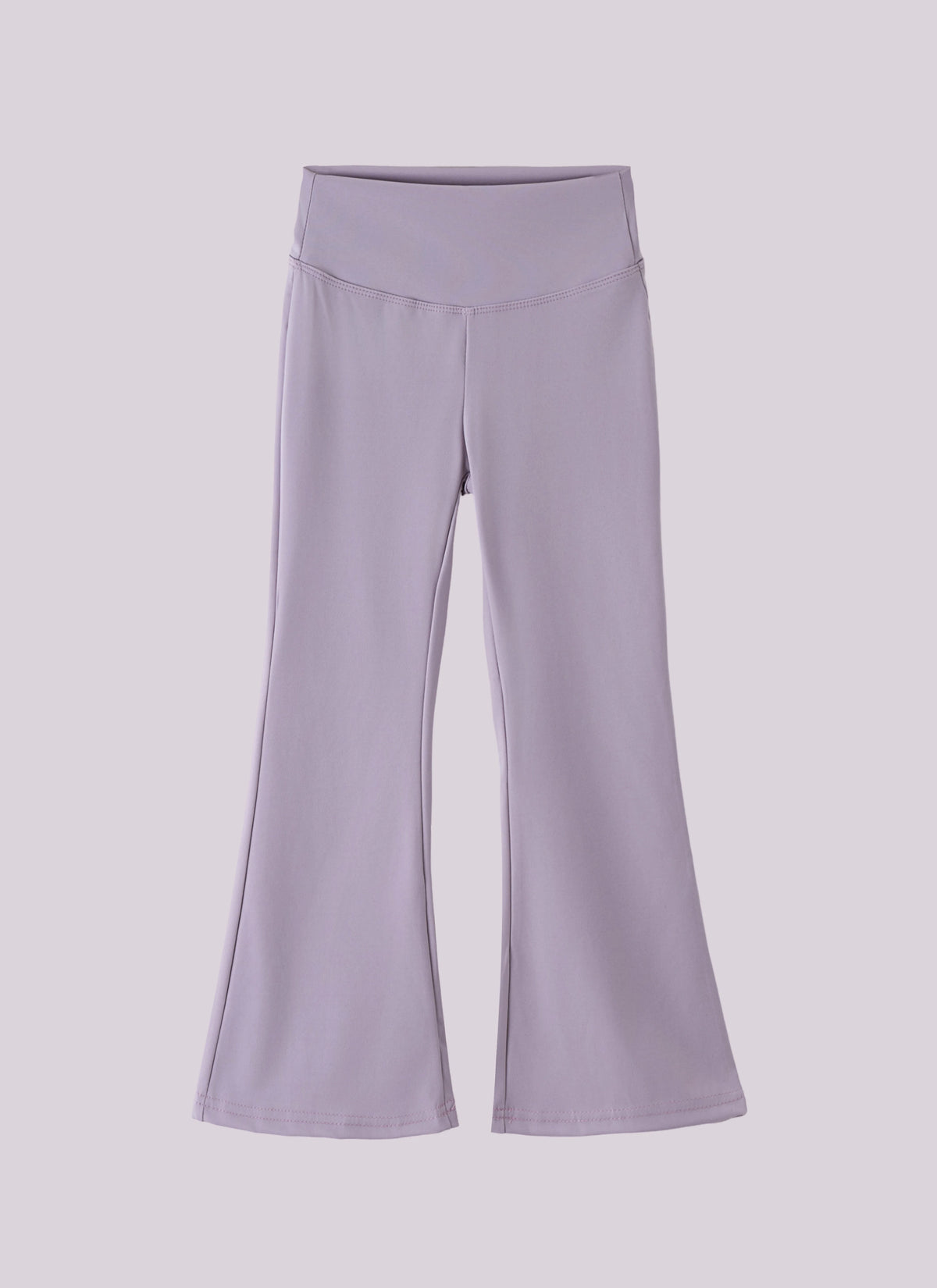 Girls' high-waist flared leggings by Athletic Sanctuary, featuring stretchy comfort and a stylish flared leg design.