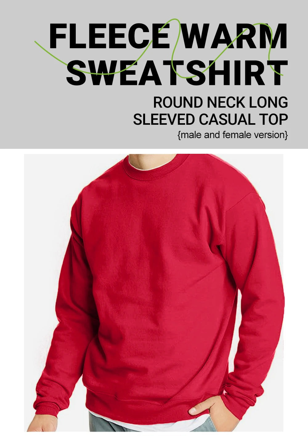 Men’s fleece pullover sweatshirt by Athletic Sanctuary, soft casual streetwear top with a cozy, comfortable fit.