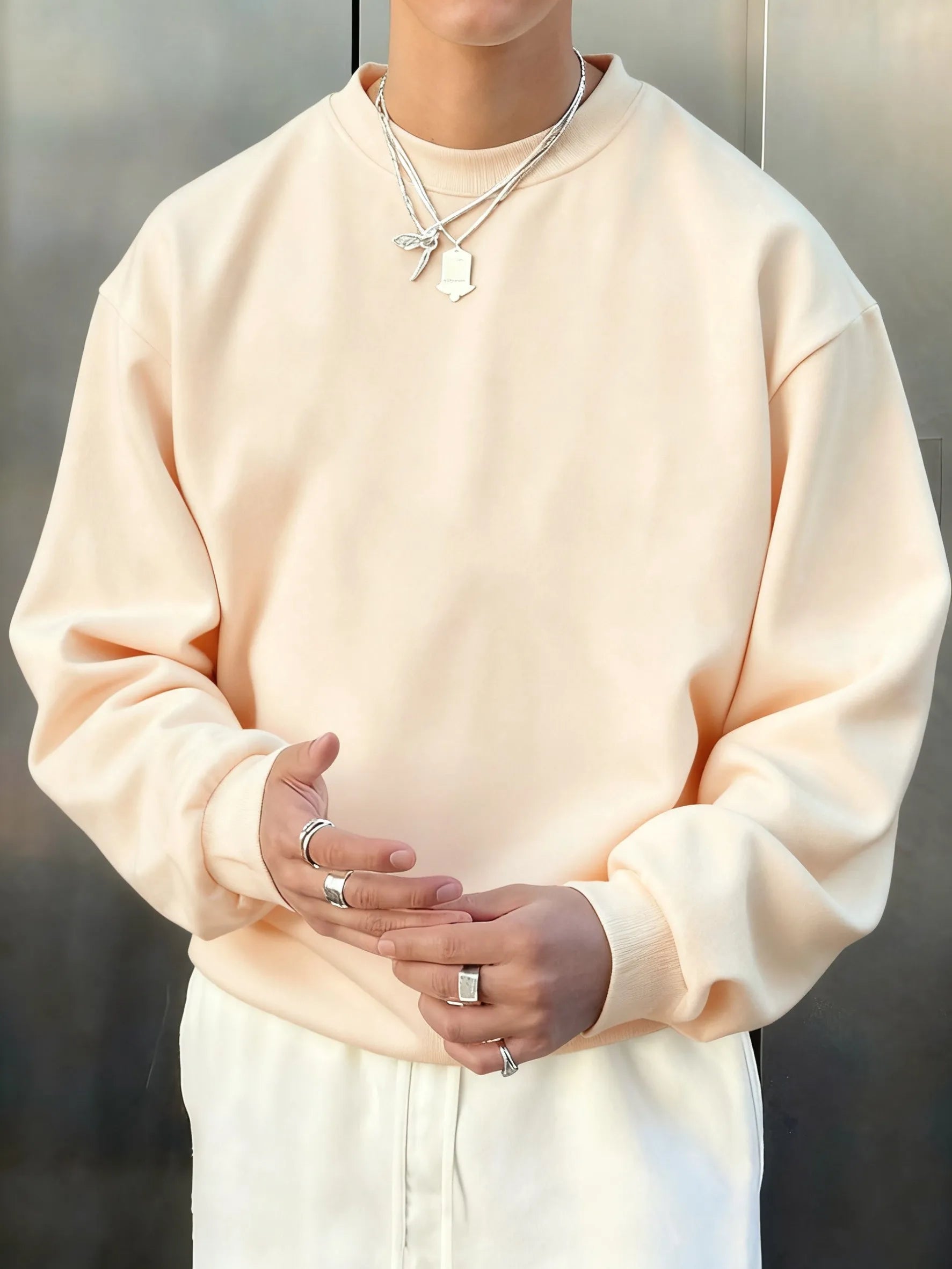 Men’s Athletic Sanctuary fleece pullover sweatshirt, soft casual streetwear top with a cozy, comfortable fit.