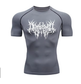 Men’s DryTight Training Gym Sport Shirt – Quick Dry Compression Workout T-Shirt for Running Fitness and Athletic Training